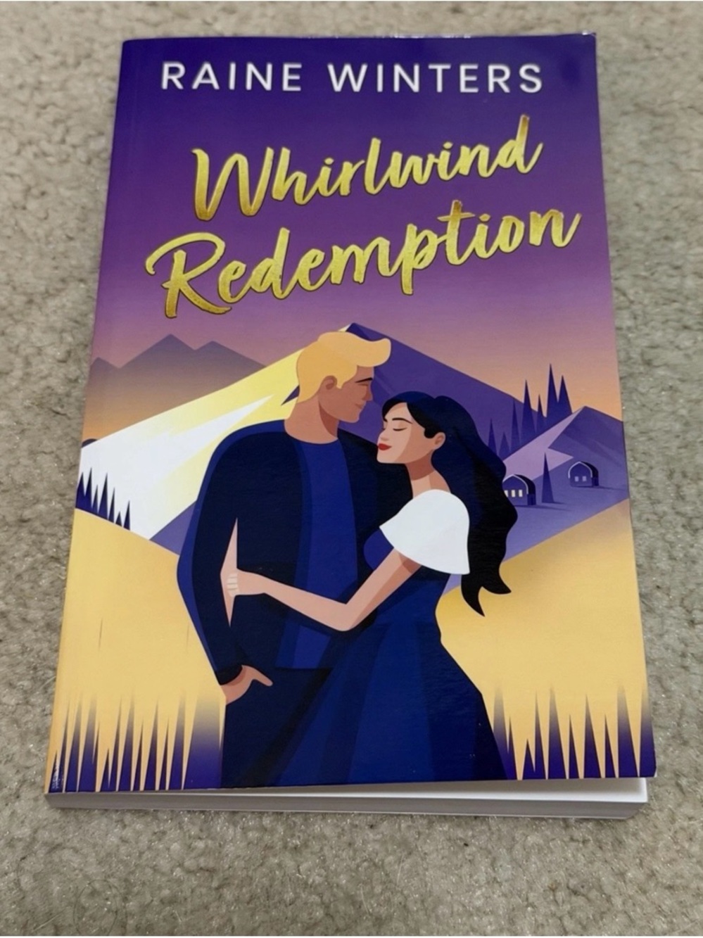 Whirlwind Redemption Paperback Book By Raine Winters Signed  Enemies To Lovers
